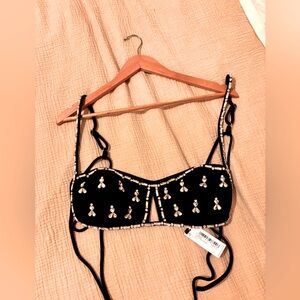 Nasty Gal Bejeweled Bralette